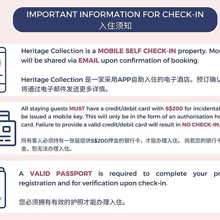Heritage Collection On Pagoda - Mobile App Check-In Singapur Exterior foto
